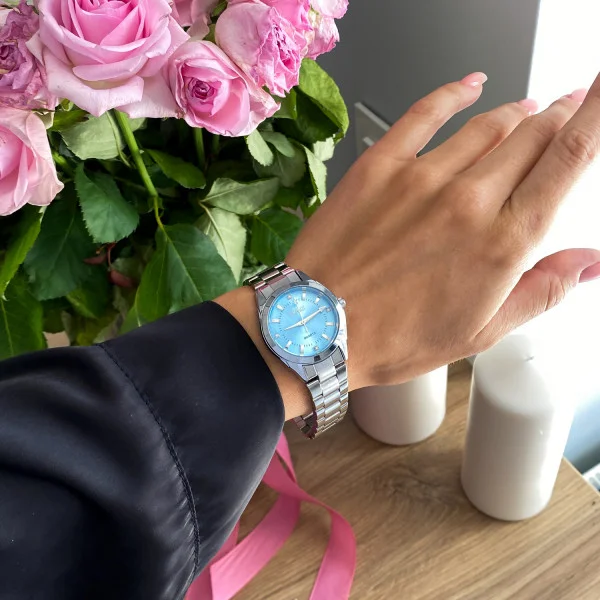 Женские часы Skmei 1620SIBU Silver-Blue фото 7