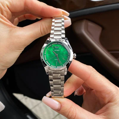 Жіночий годинник Skmei 1964SIGN Silver-Green