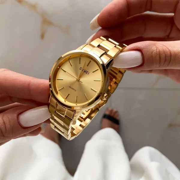 Жіночий годинник Skmei 1694GD Gold фото 3