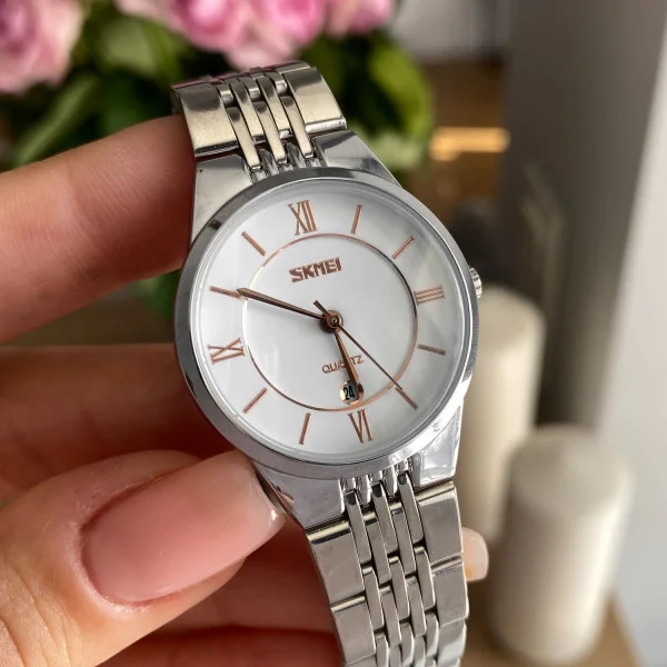 Жіночий годинник Skmei 9139WTGD-S White-Gold S фото 5