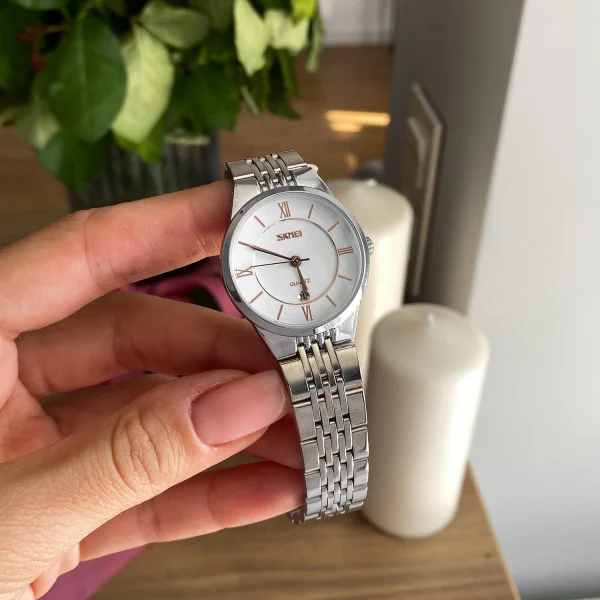 Жіночий годинник Skmei 9139WTGD-S White-Gold S фото 8