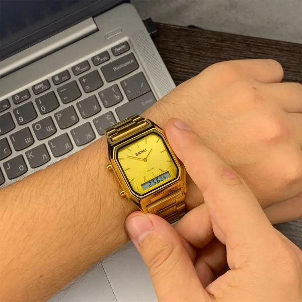 Наручний годинник Skmei 1220GD Gold фото 3