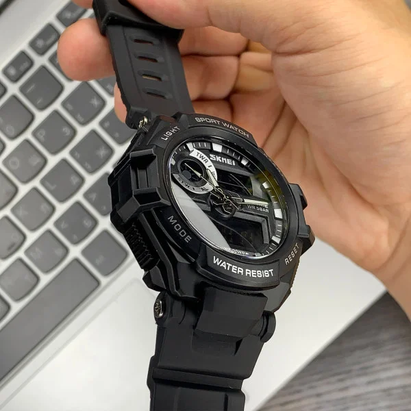 Чоловічий годинник Skmei 1357BK Black фото 7