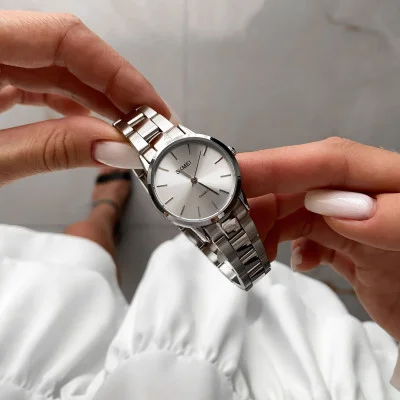 Жіночий годинник Skmei 1695SI Silver
