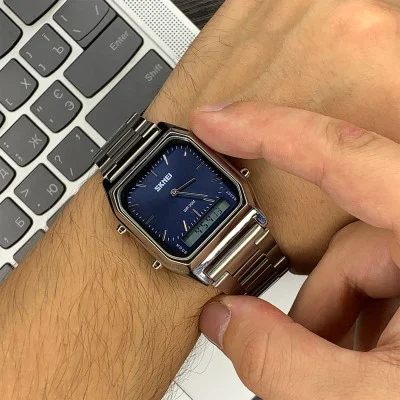 Наручний годинник Skmei 1220SIBU Silver-Blue