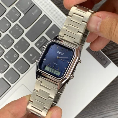 Наручний годинник Skmei 1220SIBU Silver-Blue