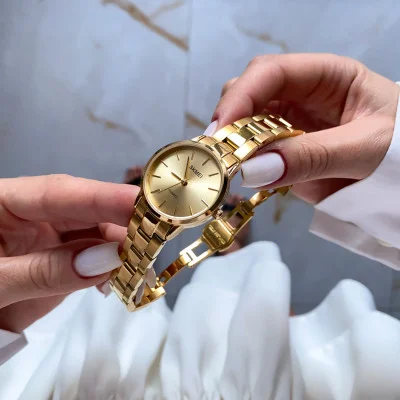 Женские часы Skmei 1695GD Gold