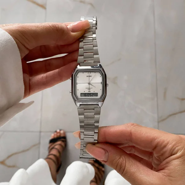 Чоловічий годинник Skmei 1612SI Silver фото 3