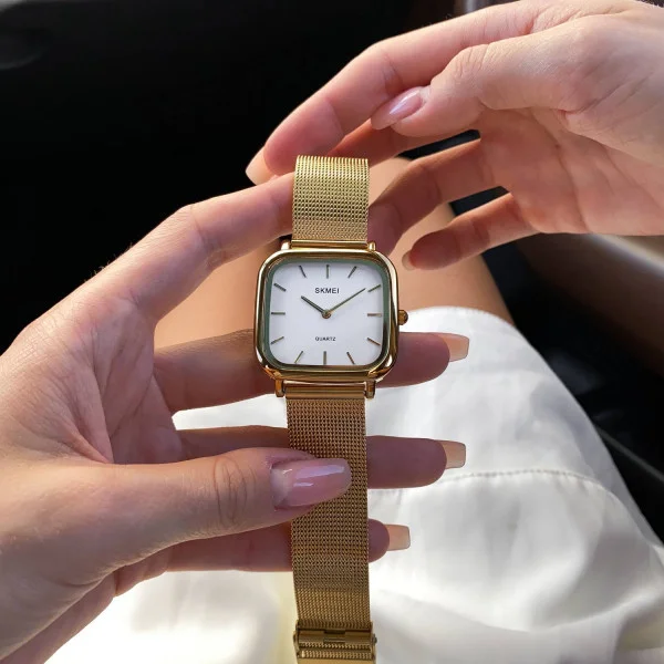 Жіночий годинник Skmei 1555SGD Gold фото 4