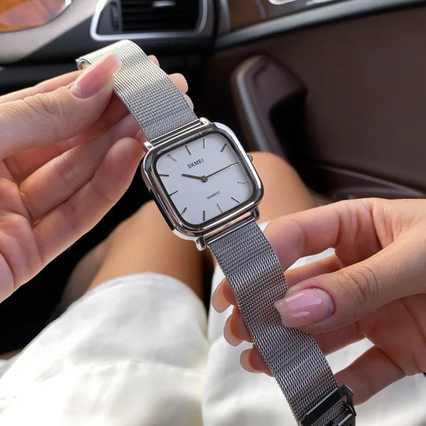 Женские часы Skmei 1555SSI Silver фото 4