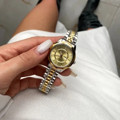 Женские часы Skmei 9264TGDGD Silver/Gold-Gold