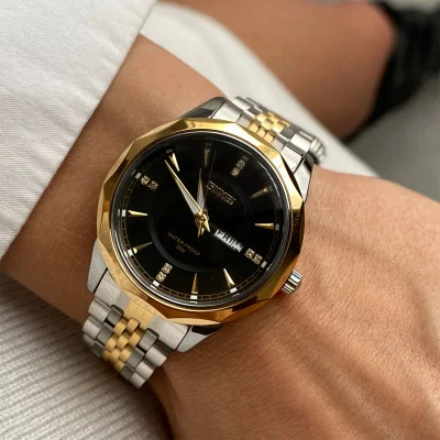 Жіночий годинник Skmei 9264TGDBK Silver/Gold-Black