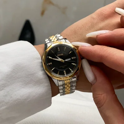 Жіночий годинник Skmei 9264TGDBK Silver/Gold-Black