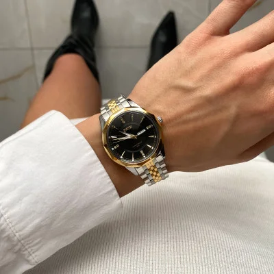 Жіночий годинник Skmei 9264TGDBK Silver/Gold-Black