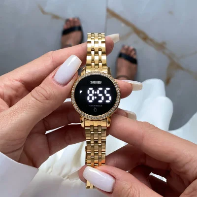 Жіночий годинник Skmei 1669GD Gold