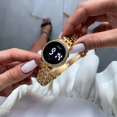 Жіночий годинник Skmei 1669GD Gold