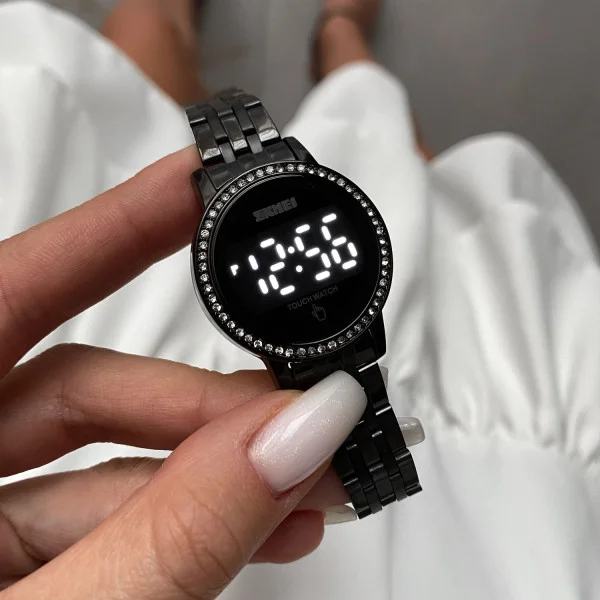 Жіночий годинник Skmei 1669BK Black фото 7