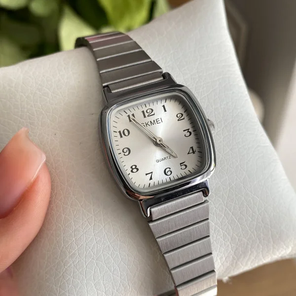 Жіночий годинник Skmei 2292SI-AC Silver Numbers фото 3