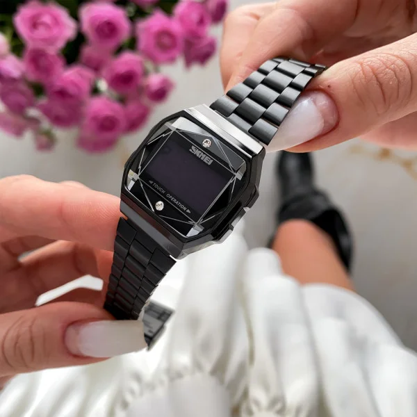 Жіночий годинник Skmei 1797BK Black фото 4