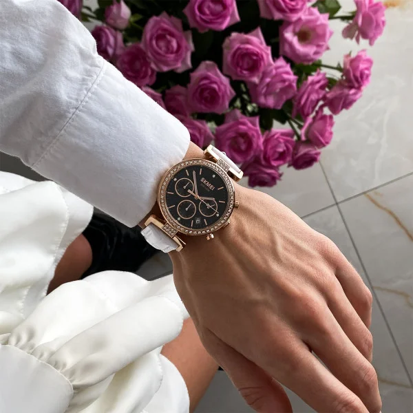 Жіночий годинник Skmei 2089RGWT Rose Gold-White фото 3