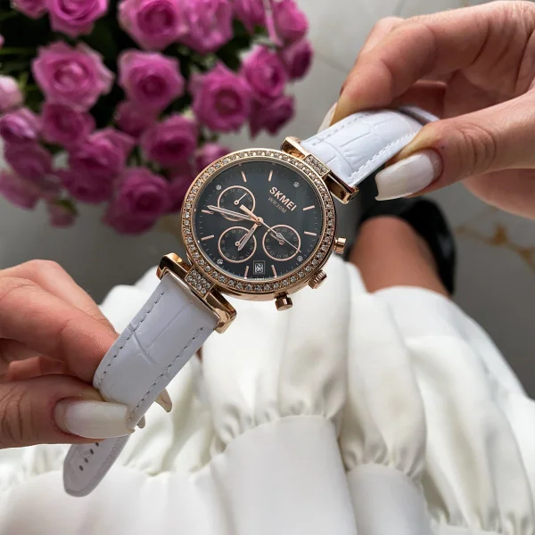 Жіночий годинник Skmei 2089RGWT Rose Gold-White фото 5