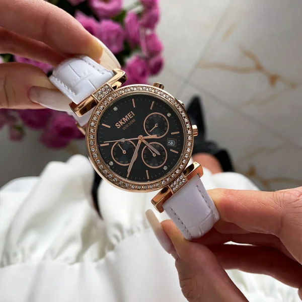 Жіночий годинник Skmei 2089RGWT Rose Gold-White фото 6