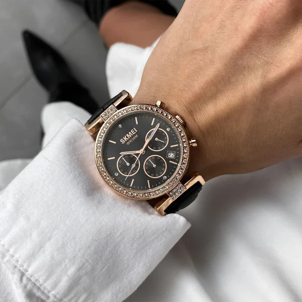 Женские часы Skmei 2089RGBK Rose Gold-Black фото 7