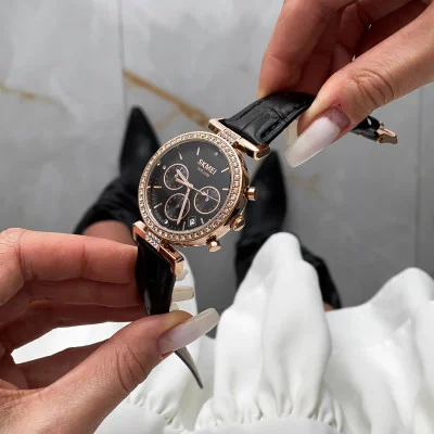 Жіночий годинник Skmei 2089RGBK Rose Gold-Black