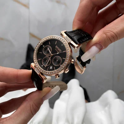 Жіночий годинник Skmei 2089RGBK Rose Gold-Black