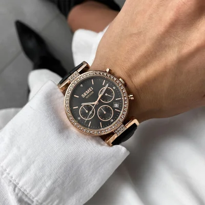 Жіночий годинник Skmei 2089RGBK Rose Gold-Black