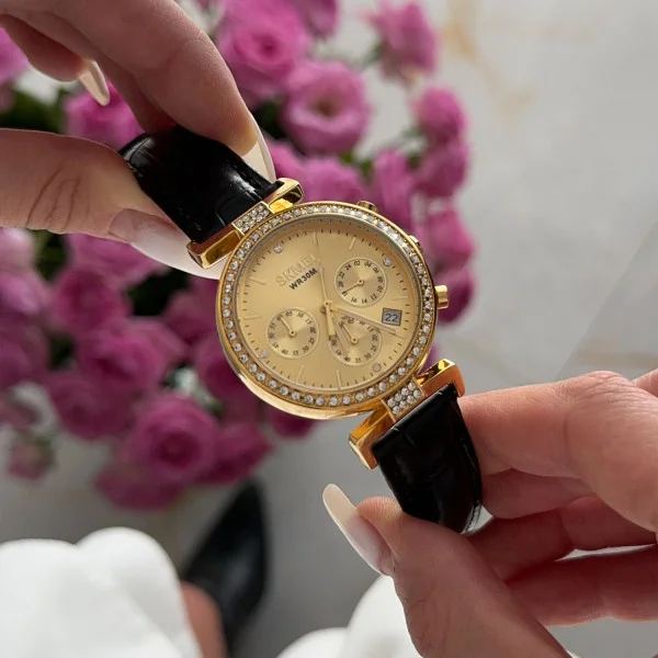 Жіночий годинник Skmei 2089GDGD Gold-Gold фото 4