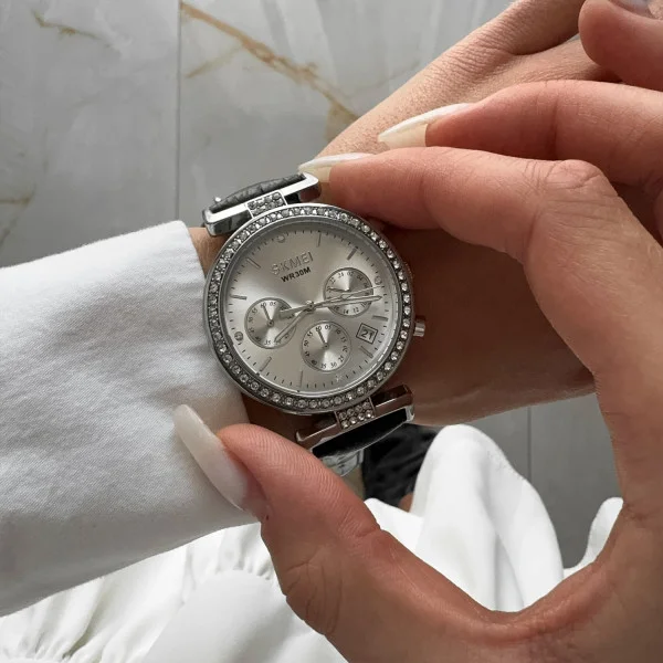 Жіночий годинник Skmei 2089SISI Silver-Silver фото 5