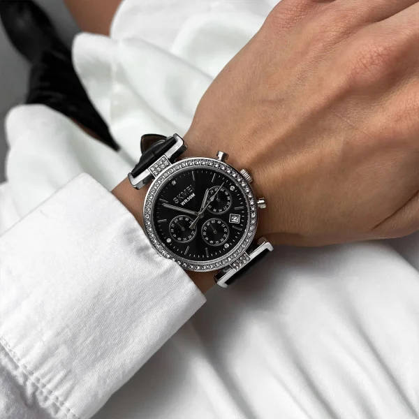 Жіночий годинник Skmei 2089SIBK Silver-Black фото 5