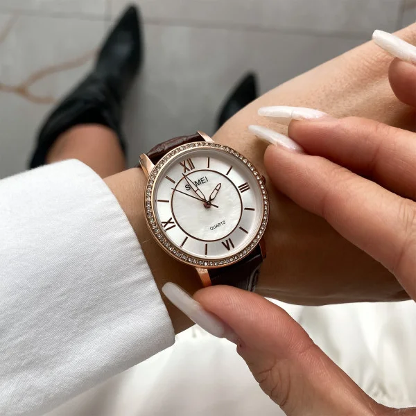 Жіночий годинник Skmei 2253RGCF Rose Gold-Brown фото 3
