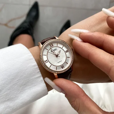 Жіночий годинник Skmei 2253RGCF Rose Gold-Brown