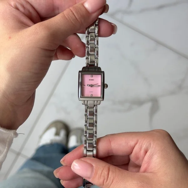 Жіночий годинник Skmei 2315SIPK Silver-Pink фото 6