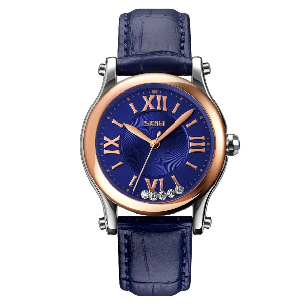 Класичний жіночий годинник Skmei 9265BU Blue фото 1