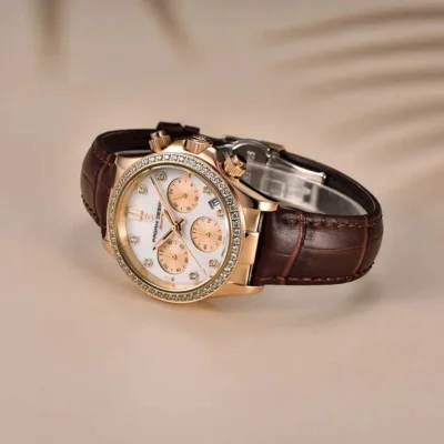 Жіночий годинник Pagani Design PD-1730 Gold-Brown