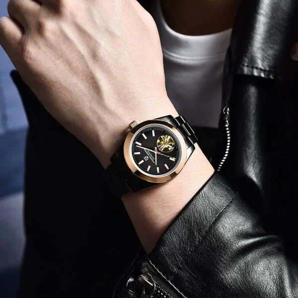 Чоловічий годинник Pagani Design PD-1658 Gold-Black фото 4