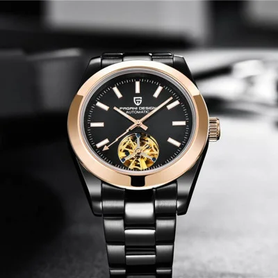 Чоловічий годинник Pagani Design PD-1658 Gold-Black