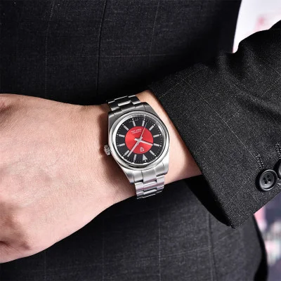 Чоловічий годинник Pagani Design PD-1764 Silver-Red