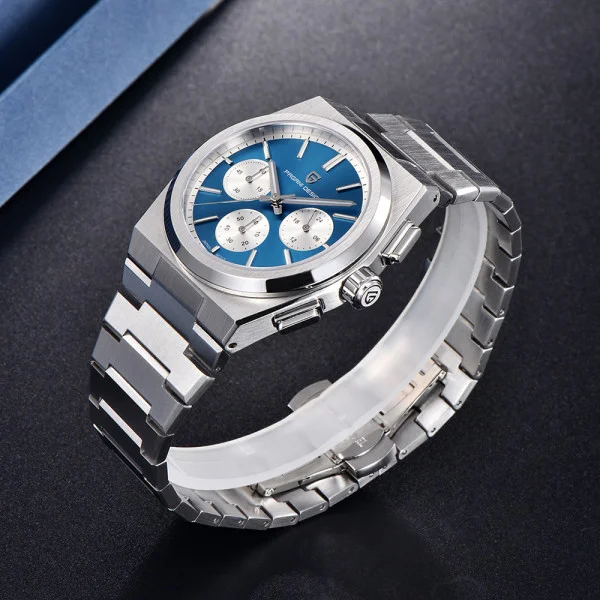 Мужские часы Pagani Design PD-1761 Silver-Blue фото 3