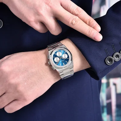 Чоловічий годинник Pagani Design PD-1761 Silver-Blue