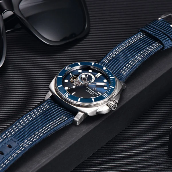 Мужские часы Pagani Design PD-1736 Silver-Blue фото 3