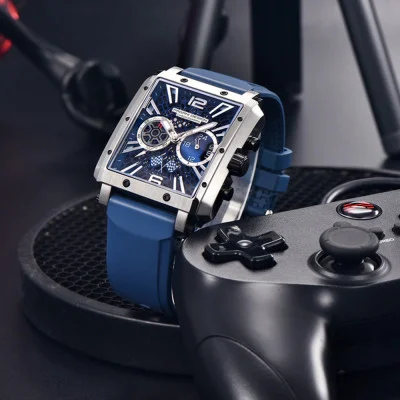 Чоловічий годинник Pagani Design PD-1725 Silver-Blue