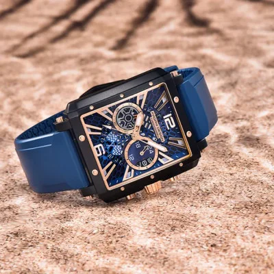 Чоловічий годинник Pagani Design PD-1725 Black-Blue