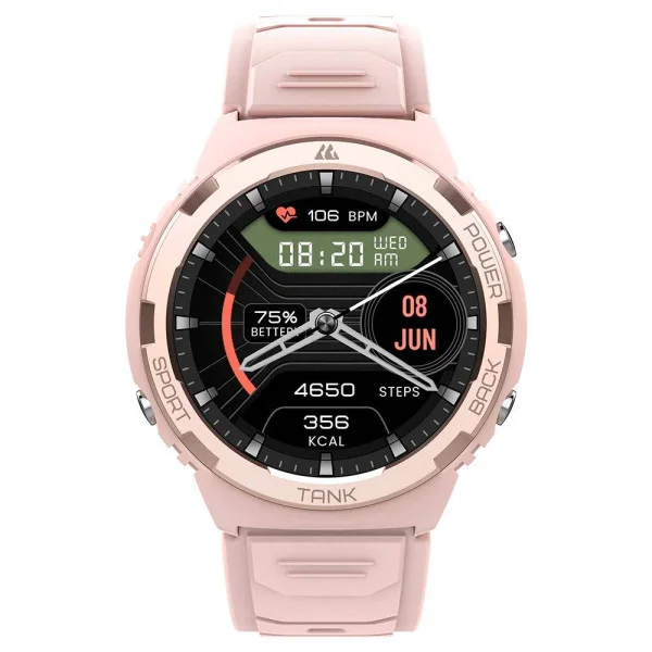 Спортивные Умные Часы с Компасом Kospet Tank S1 Pink + Спортивные Режимы, Водозащита, Звонки, Пульсометр фото 3