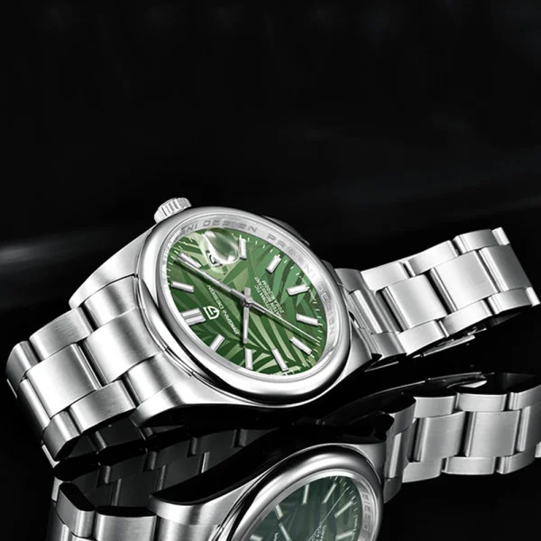 Мужские часы Pagani Design PD-1715 Silver-Green фото 5