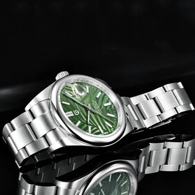 Мужские часы Pagani Design PD-1715 Silver-Green