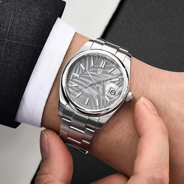 Чоловічий годинник Pagani Design PD-1715 Silver-White фото 3